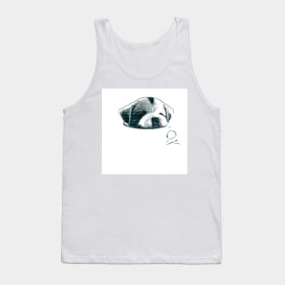 Puppuccino White Dog Tank Top